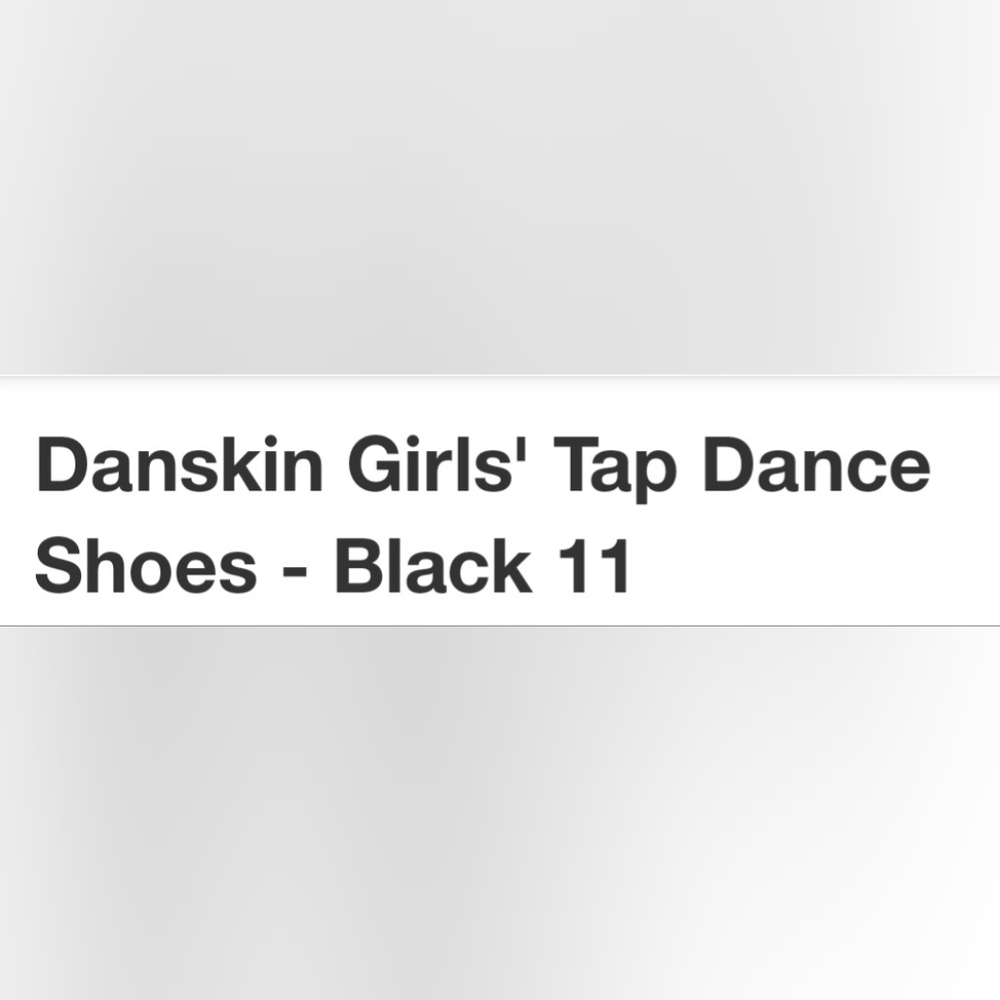 Tap dance shoes